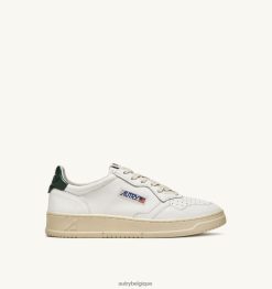 baskets basses medalist en cuir blanc et montagne Hommes belgique Autry N0XLH011