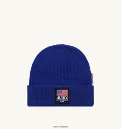 bonnet patch logo bleu Hommes belgique Autry N0XLH0137