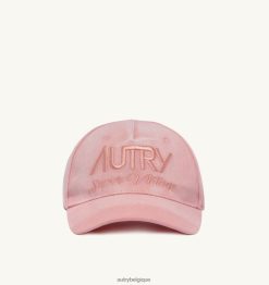 casquette logo supervintage rose femmes belgique Autry N0XLH0144