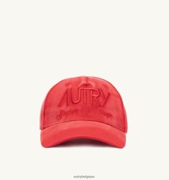 casquette logo supervintage rouge femmes belgique Autry N0XLH0146