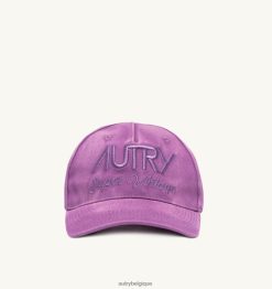 casquette logo supervintage violet femmes belgique Autry N0XLH0147