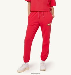 pantalon logo aerobic fuchsia femmes belgique Autry N0XLH0304