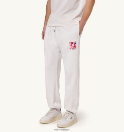 pantalon logo iconique blanc Hommes belgique Autry N0XLH0122