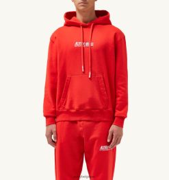sweat capuche logo iconique rouge Hommes belgique Autry N0XLH0112