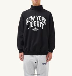 sweat demi zip liberty photo noir Hommes belgique Autry N0XLH0116