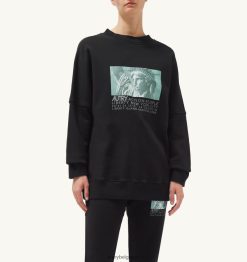 sweat logo photo liberty noir femmes belgique Autry N0XLH0301