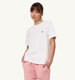 t-shirt col rond iconique blanc femmes belgique Autry N0XLH0273