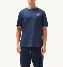 t-shirt col rond iconique bleu Hommes belgique Autry N0XLH0109