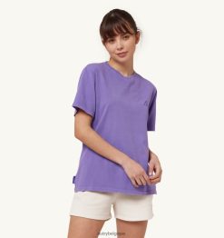 t-shirt col rond supervintage violet femmes belgique Autry N0XLH0285